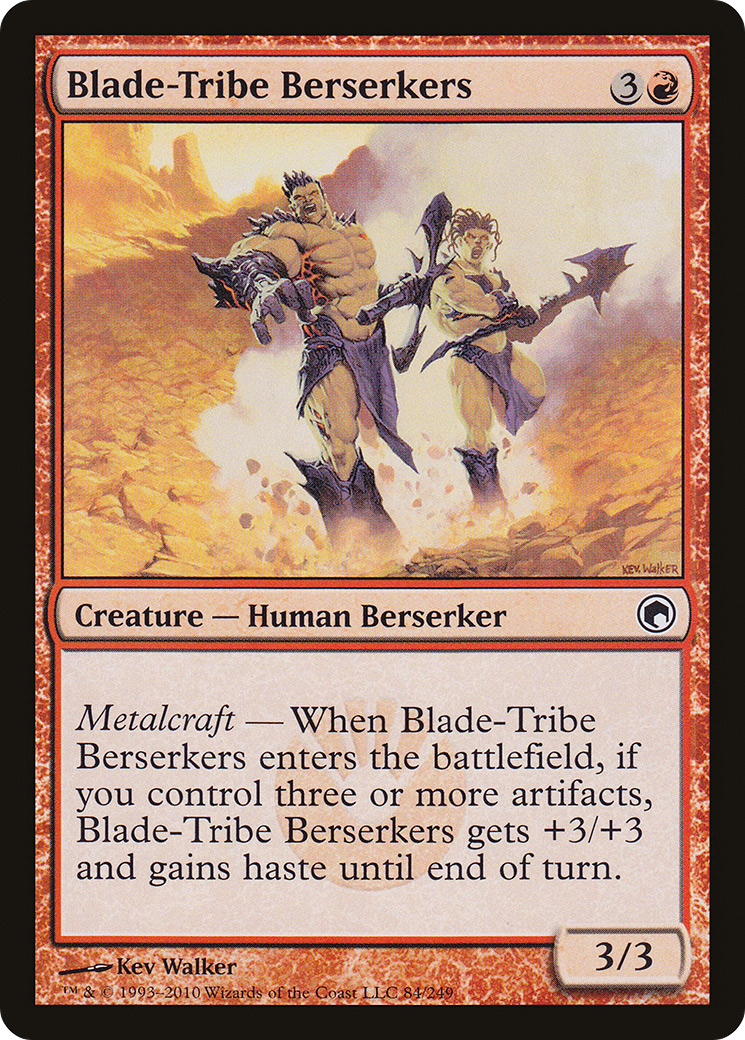 Blade-Tribe Berserkers (SOM-084) - Scars of Mirrodin Foil