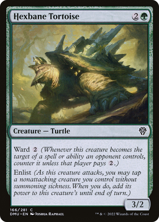 Hexbane Tortoise (DMU-166) - Dominaria United