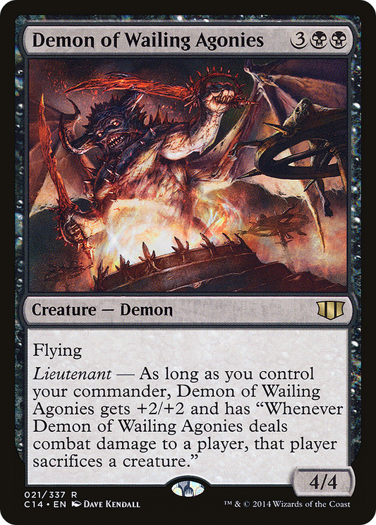 Demon of Wailing Agonies (C14-021) - Commander 2014