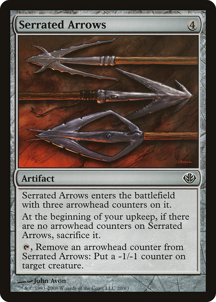 Serrated Arrows (DDD-020) - Duel Decks: Garruk vs. Liliana