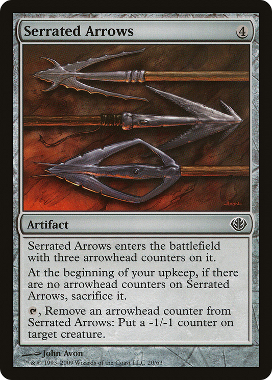 Serrated Arrows (DDD-020) - Duel Decks: Garruk vs. Liliana