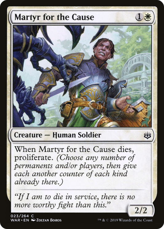 Martyr for the Cause (WAR-023) - War of the Spark Foil