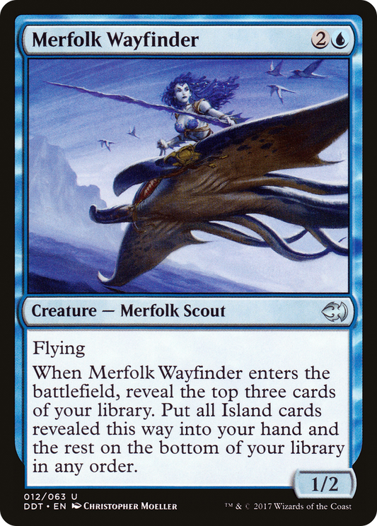 Merfolk Wayfinder (DDT-012) - Duel Decks: Merfolk vs. Goblins