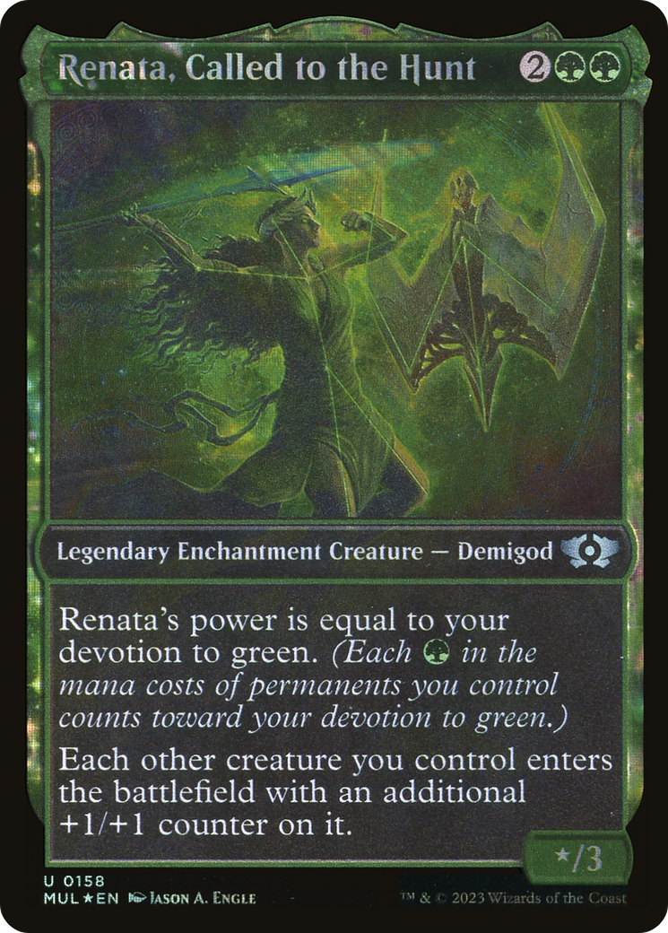 Renata, Called to the Hunt (Halo Foil) (MUL-158) - Multiverse Legends: (Showcase) Foil