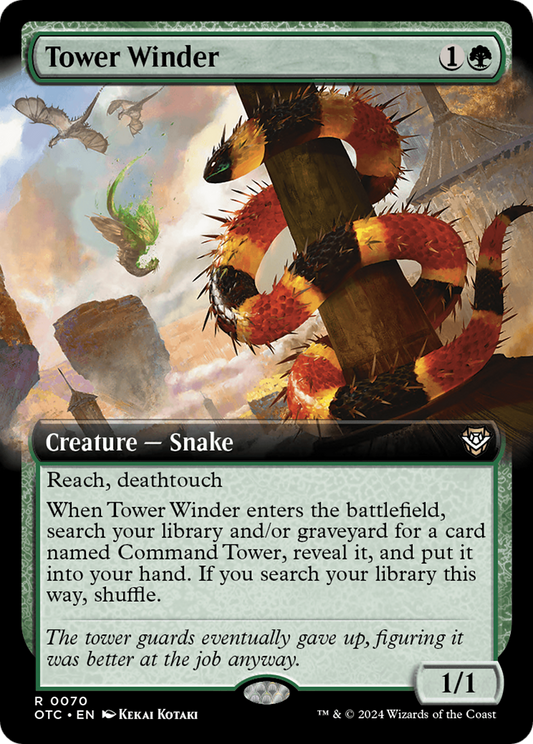 Tower Winder (OTC-070) - Outlaws of Thunder Junction Commander: (Extended Art) Foil