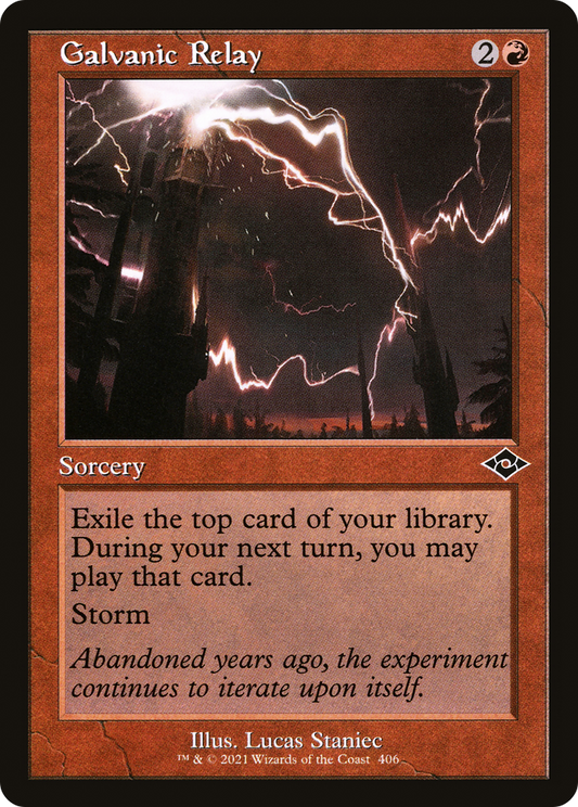 Galvanic Relay (MH2-406) - Modern Horizons 2 Etched Foil