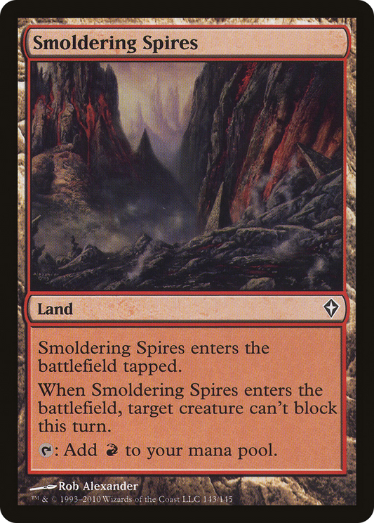 Smoldering Spires (WWK-143) - Worldwake Foil