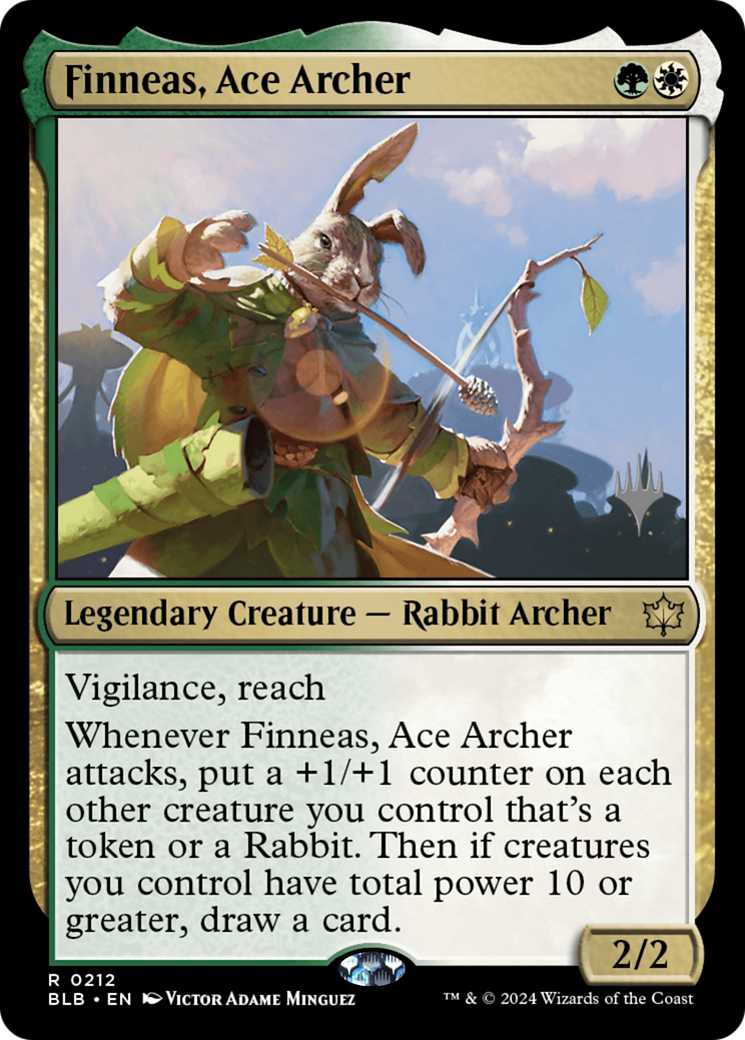 Finneas, Ace Archer (PPBLB-212) - Bloomburrow Promos (Promo Pack)