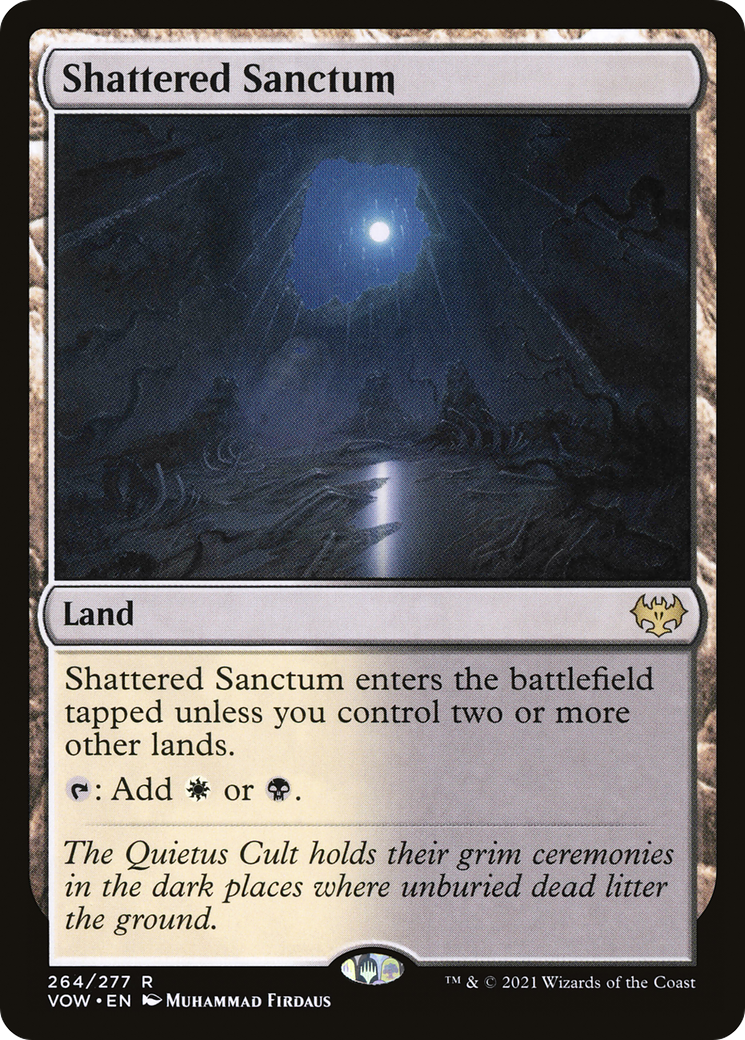 Shattered Sanctum (VOW-264) - Innistrad: Crimson Vow Foil