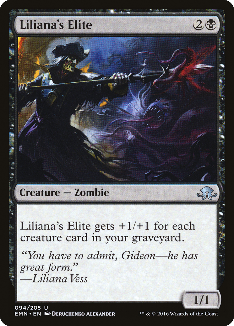 Liliana's Elite (EMN-094) - Eldritch Moon Foil