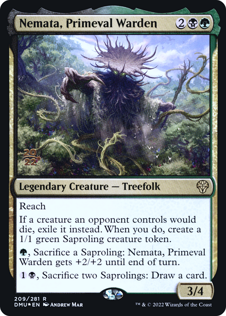 Nemata, Primeval Warden (PDMU-209S) - Dominaria United Promos Foil