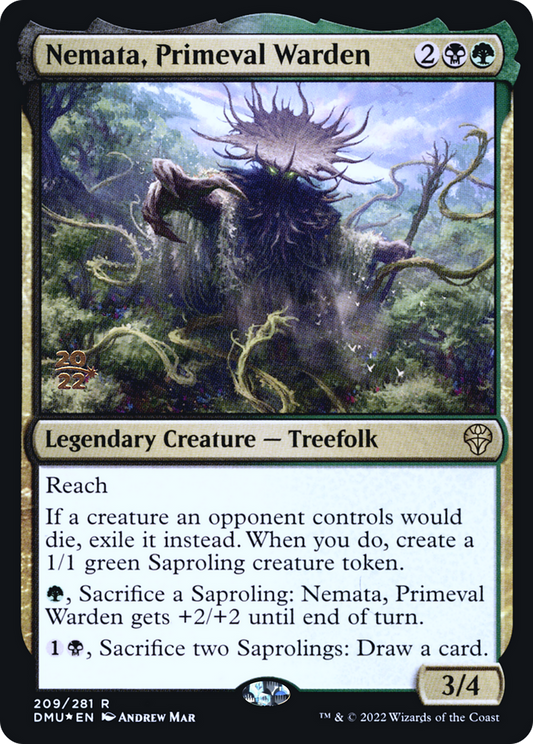 Nemata, Primeval Warden (PDMU-209S) - Dominaria United Promos Foil