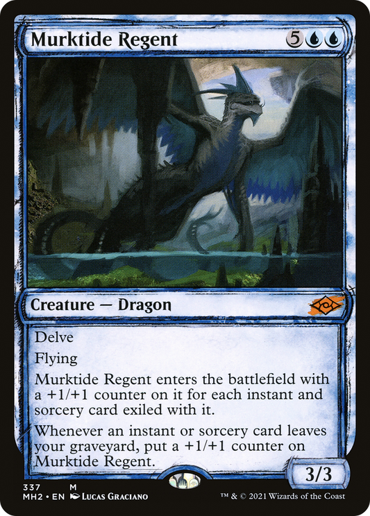 Murktide Regent (MH2-337) - Modern Horizons 2: (Showcase) Foil