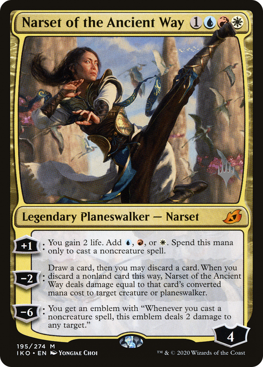 Narset of the Ancient Way (PPIKO-195) - Ikoria: Lair of Behemoths Promos (Promo Pack)