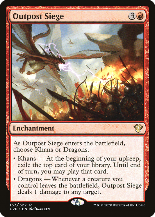 Outpost Siege (C20-157) - Commander 2020