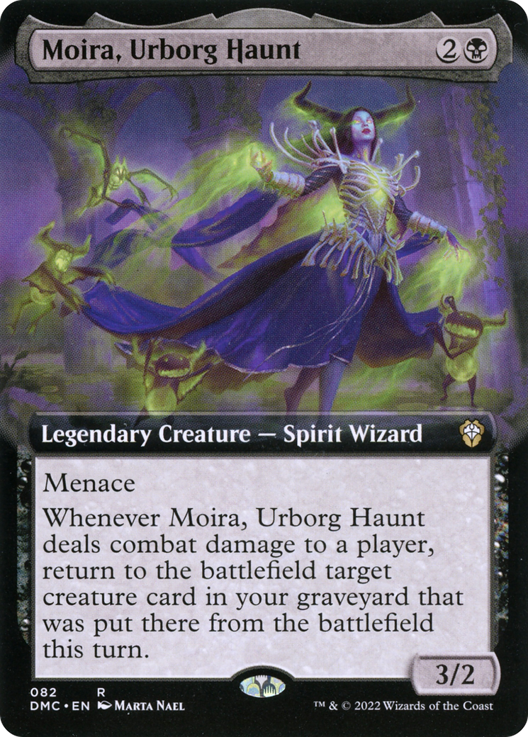 Moira, Urborg Haunt (DMC-082) - Dominaria United Commander: (Extended Art)