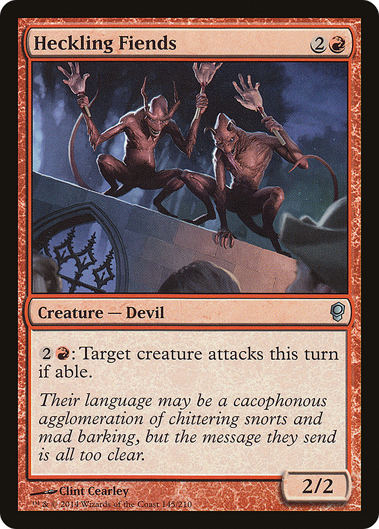 Heckling Fiends (CNS-145) - Conspiracy Foil