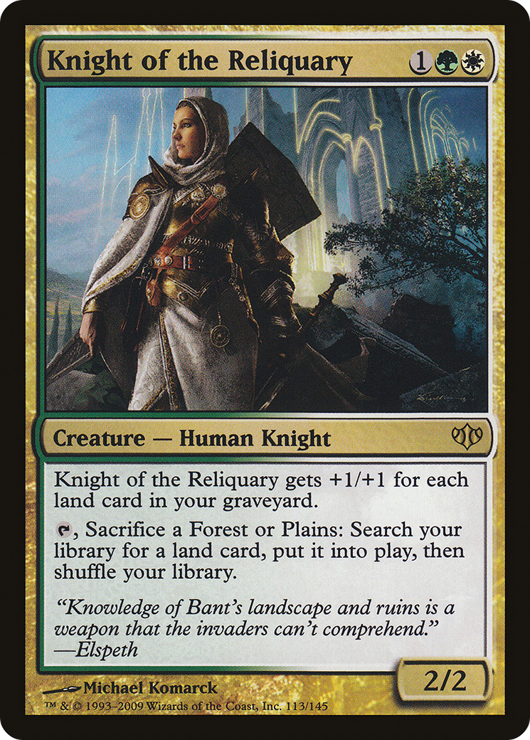 Knight of the Reliquary (CON-113) - Conflux Foil