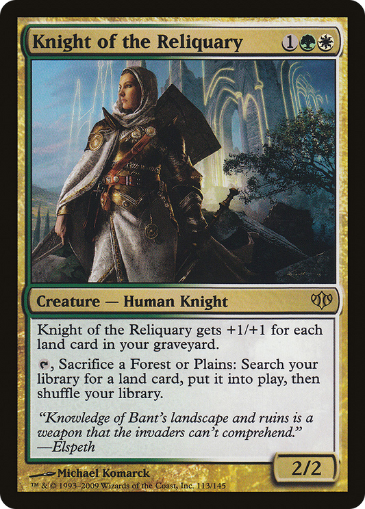 Knight of the Reliquary (CON-113) - Conflux Foil