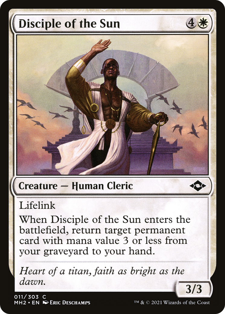 Disciple of the Sun (MH2-011) - Modern Horizons 2 Foil