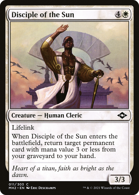 Disciple of the Sun (MH2-011) - Modern Horizons 2 Foil