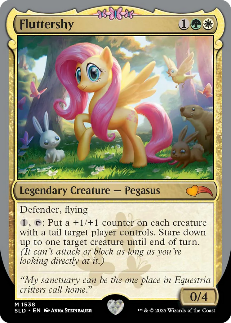 Fluttershy (SLD-1538) - Secret Lair Drop