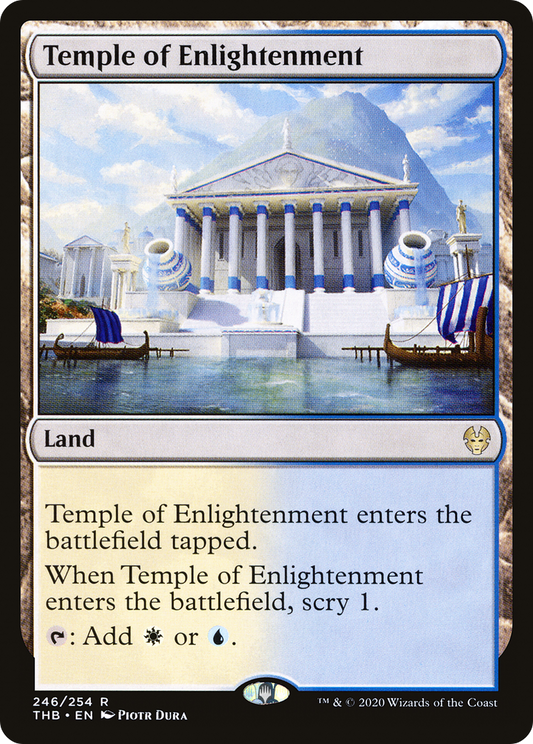 Temple of Enlightenment (THB-246) - Theros Beyond Death Foil