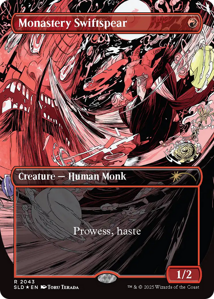 Monastery Swiftspear (SLD-2043) - Secret Lair Drop (Raised Foil) Foil
