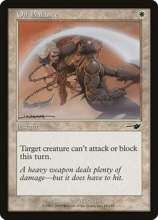 Off Balance (NEM-015) - Nemesis Foil