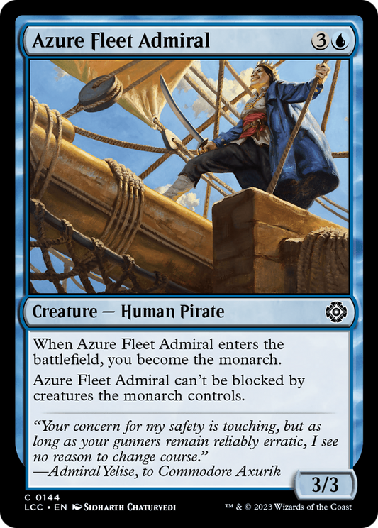 Azure Fleet Admiral (LCC-144) - The Lost Caverns of Ixalan Commander