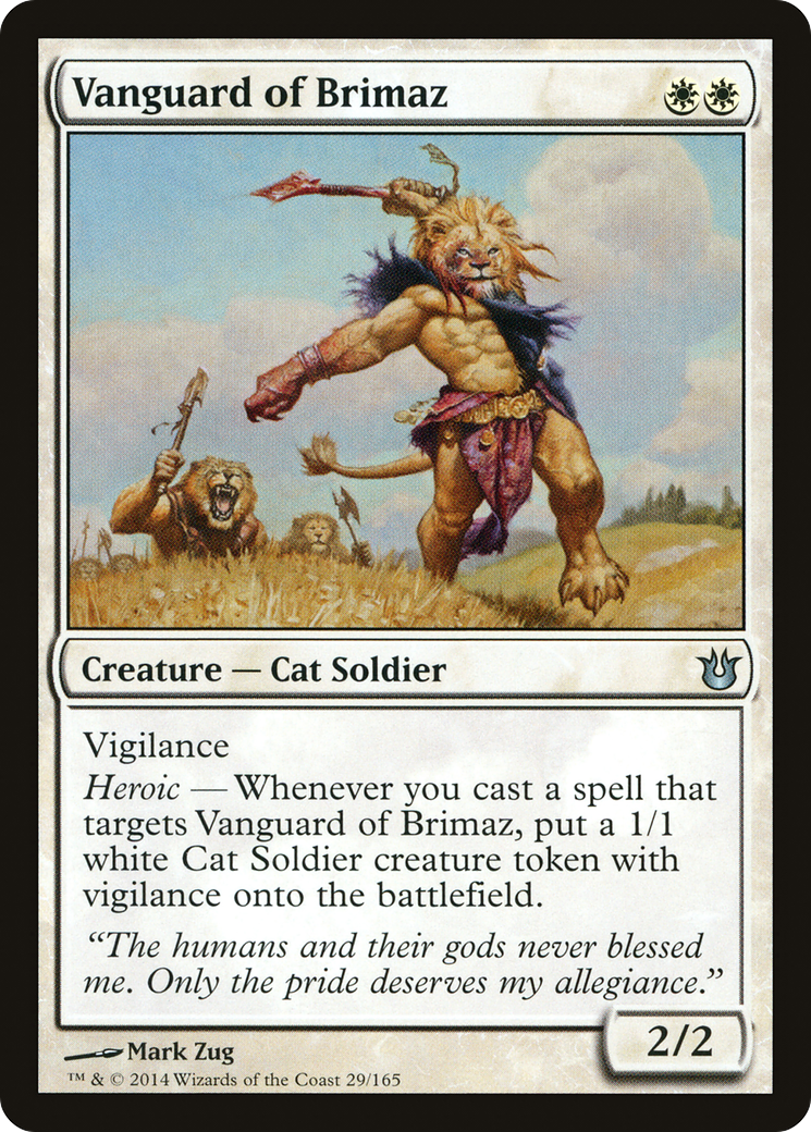 Vanguard of Brimaz  (BNG-029) - Born of the Gods