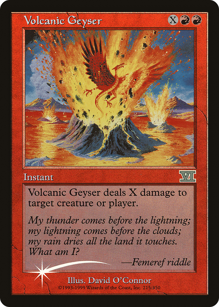 Volcanic Geyser (FNM-004) - Friday Night Magic 2000 Foil