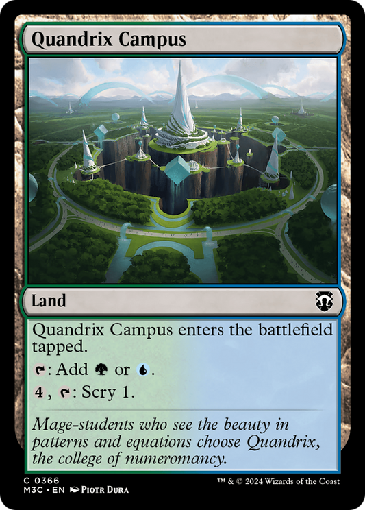 Quandrix Campus (M3C-366) - Modern Horizons 3 Commander