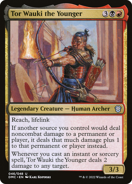 Tor Wauki the Younger (DMC-046) - Dominaria United Commander Foil