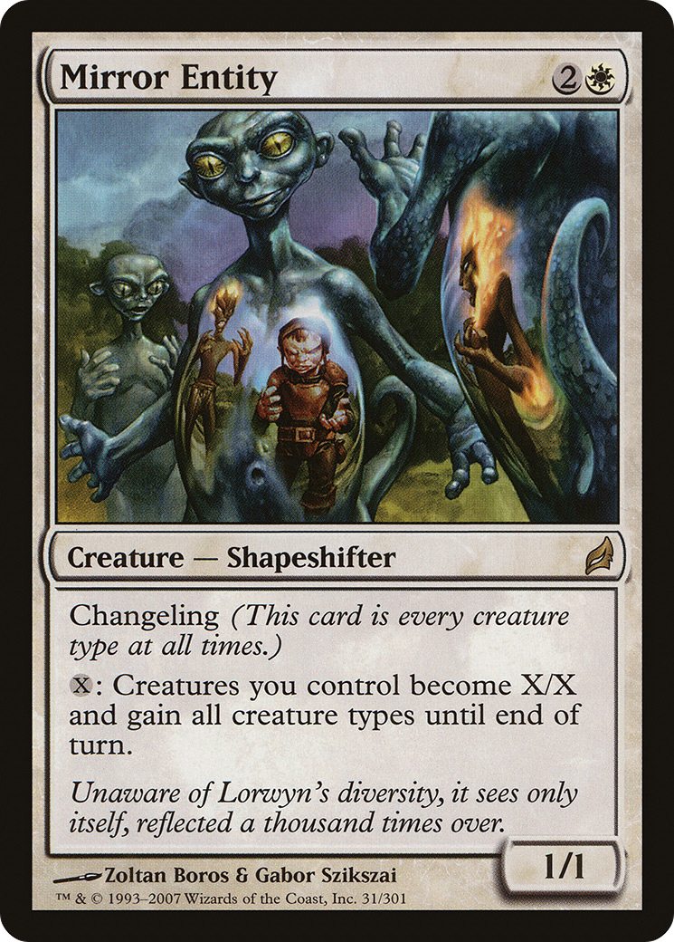 Mirror Entity (LRW-031) - Lorwyn Foil