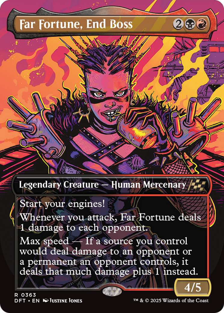 Far Fortune, End Boss (Borderless) (DFT-363) - Aetherdrift (Borderless)