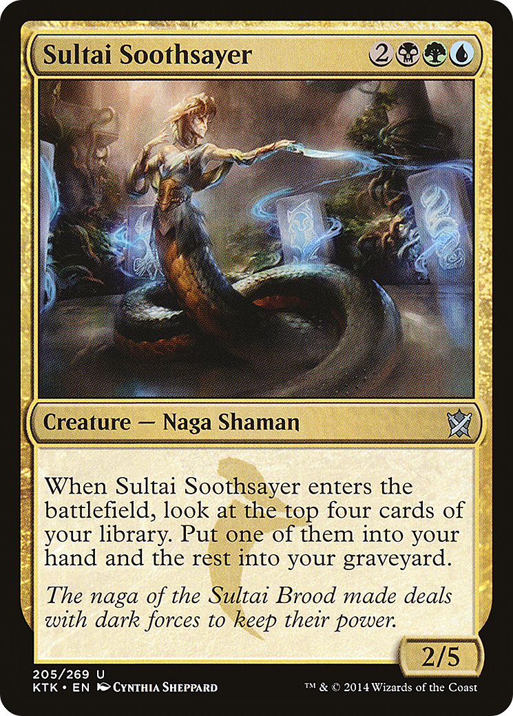 Sultai Soothsayer (KTK-205) - Khans of Tarkir