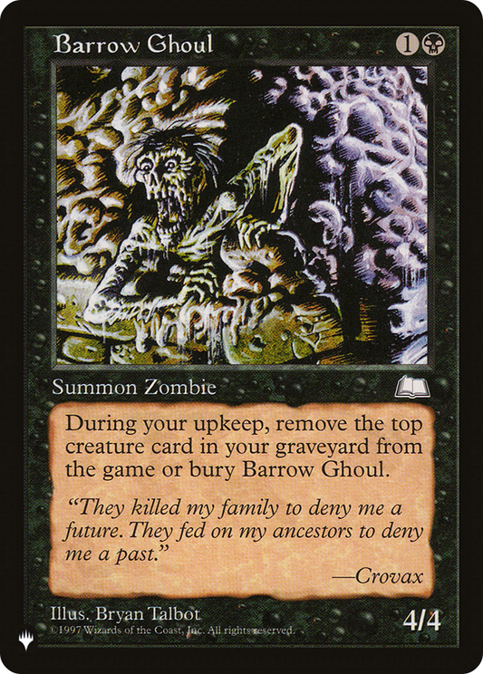 Barrow Ghoul (LIST-WTH-61) - The List
