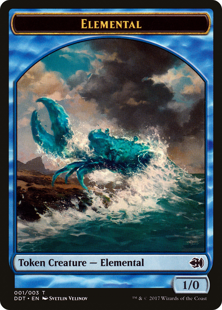 Elemental (TDDT-001) - Duel Decks: Merfolk vs. Goblins Tokens