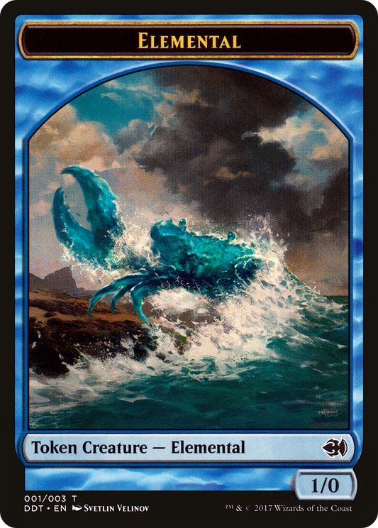 Elemental (TDDT-001) - Duel Decks: Merfolk vs. Goblins Tokens