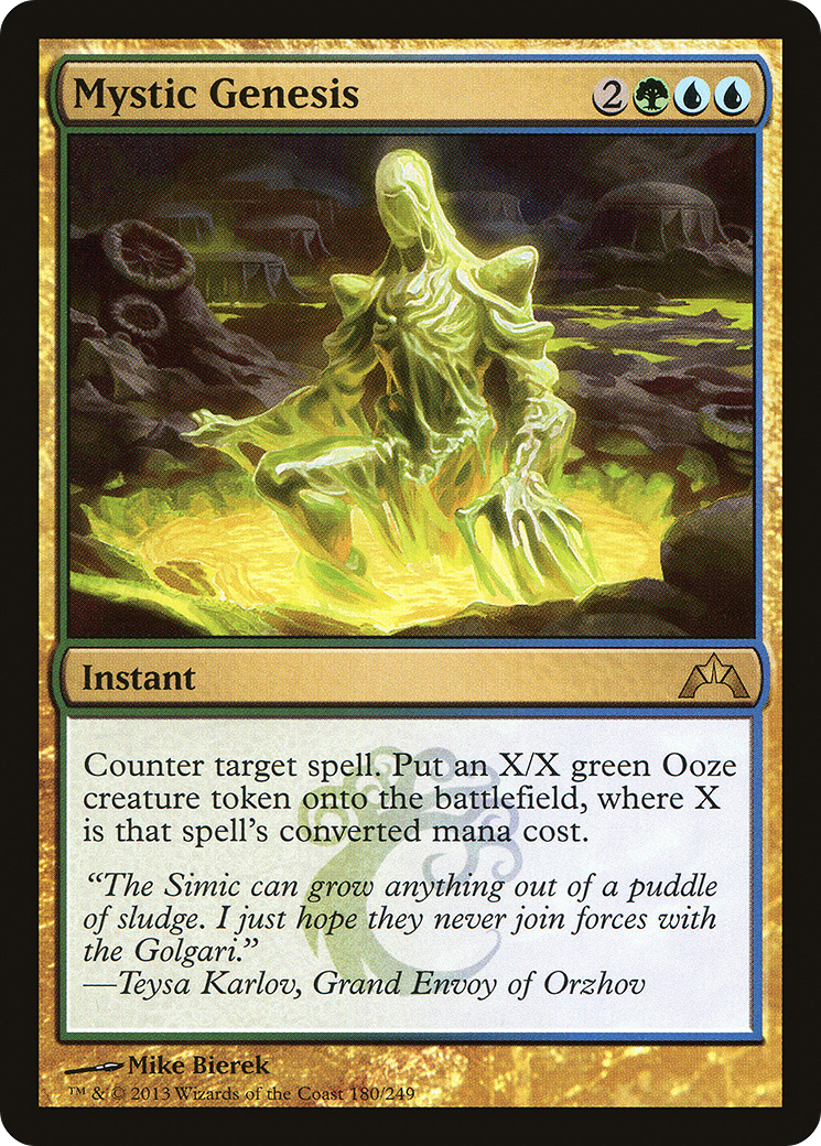 Mystic Genesis  (GTC-180) - Gatecrash Foil