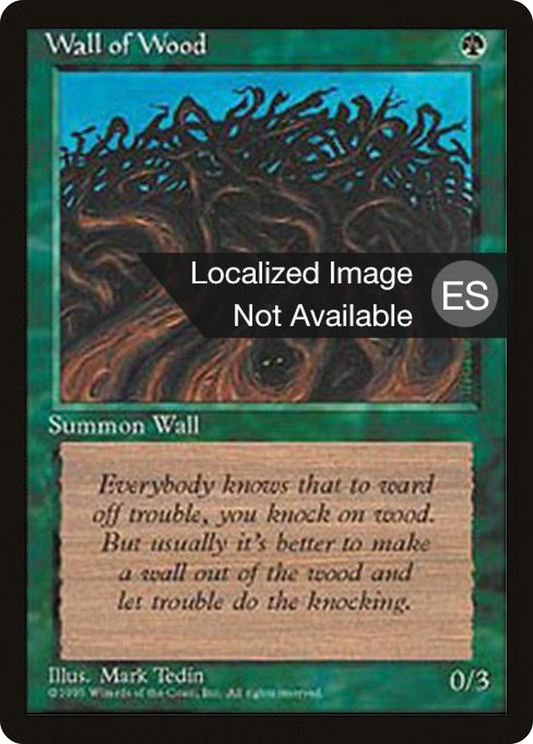 Wall of Wood (4BB-284) - Fourth Edition Foreign Black Border