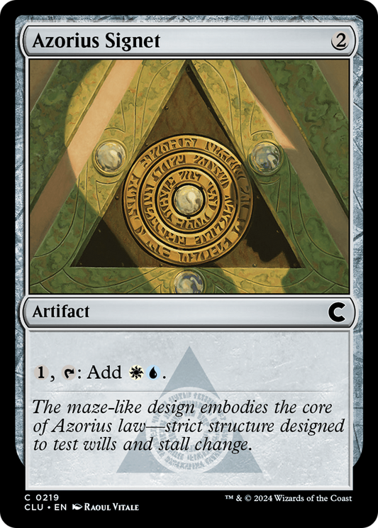 Azorius Signet (CLU-219) - Ravnica: Clue Edition