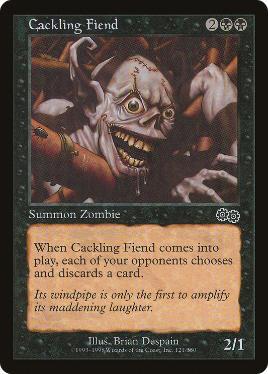 Cackling Fiend (USG-121) - Urza's Saga