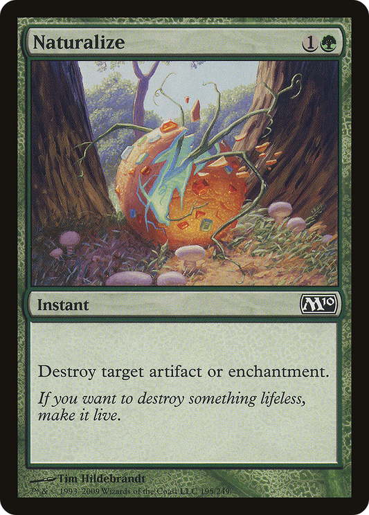 Naturalize (M10-195) - Magic 2010 Foil