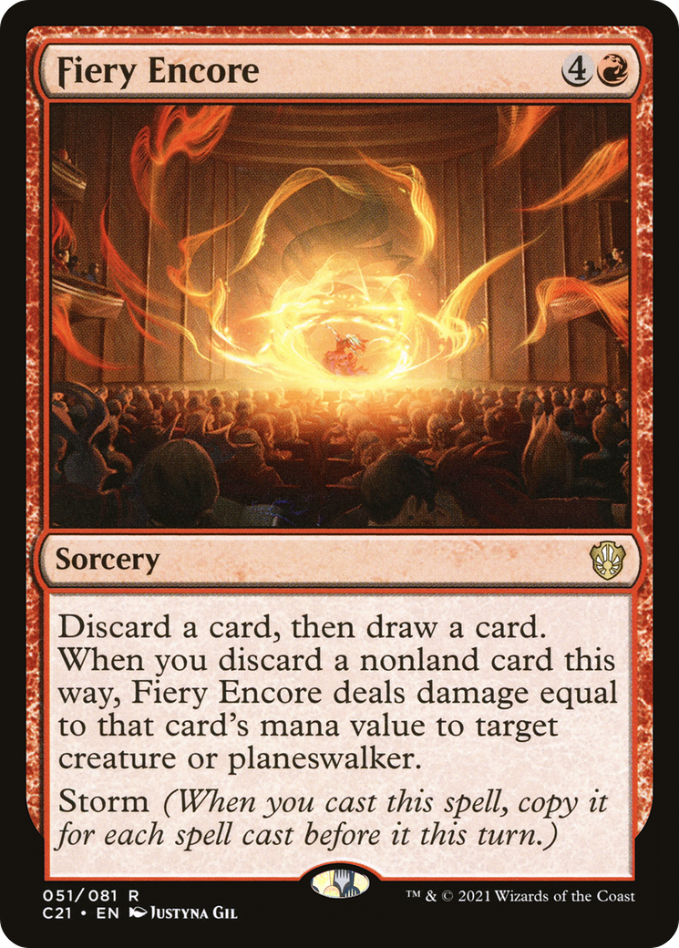 Fiery Encore (C21-051) - Commander 2021