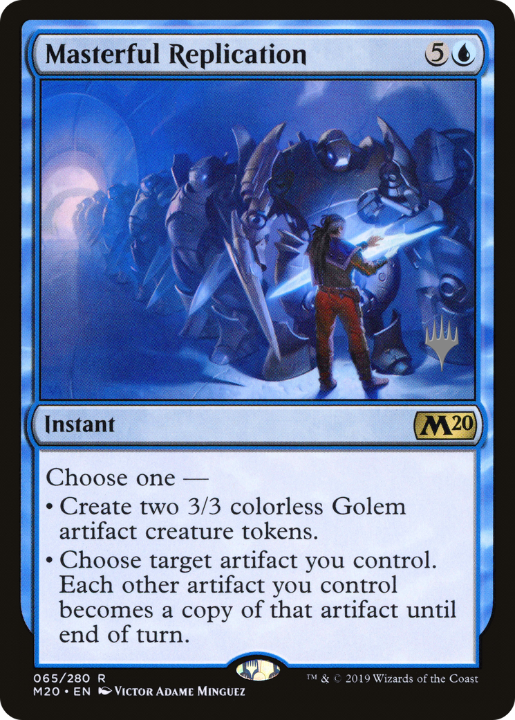 Masterful Replication (PPM20-65P) - Core Set 2020 Promos Foil (Promo Pack)