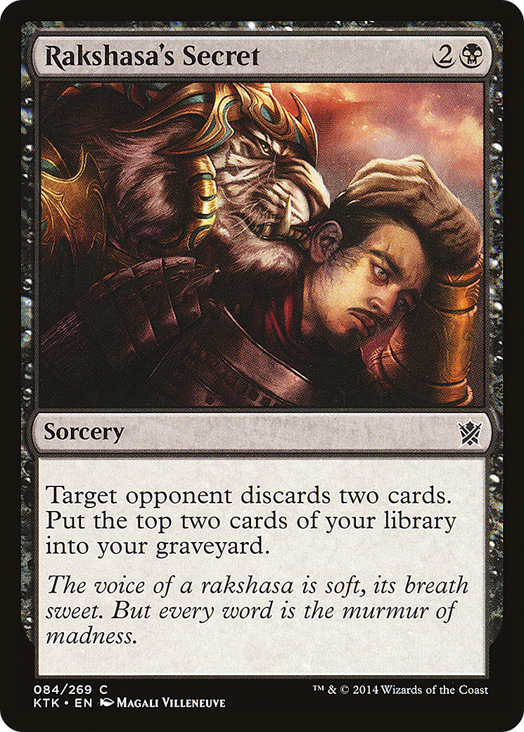 Rakshasa's Secret (KTK-084) - Khans of Tarkir Foil