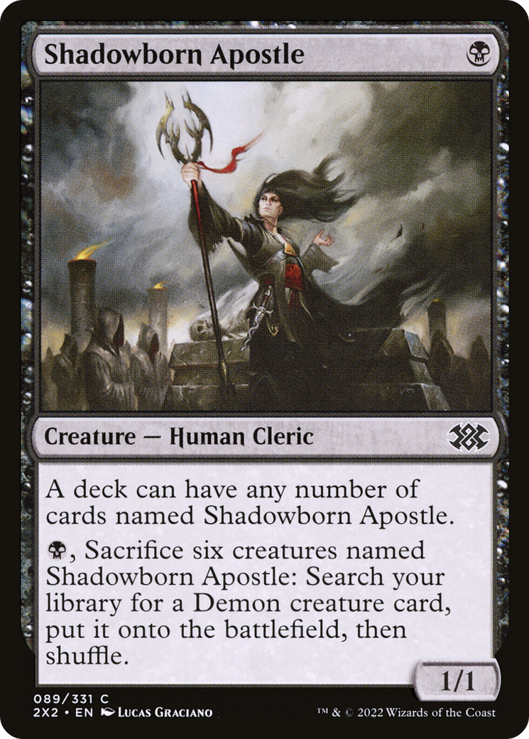 Shadowborn Apostle (2X2-089) - Double Masters 2022 Foil