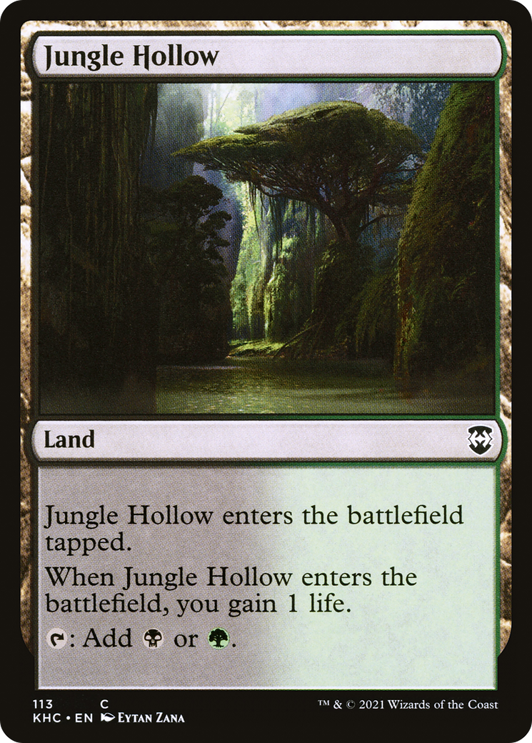 Jungle Hollow (KHC-113) - Kaldheim Commander